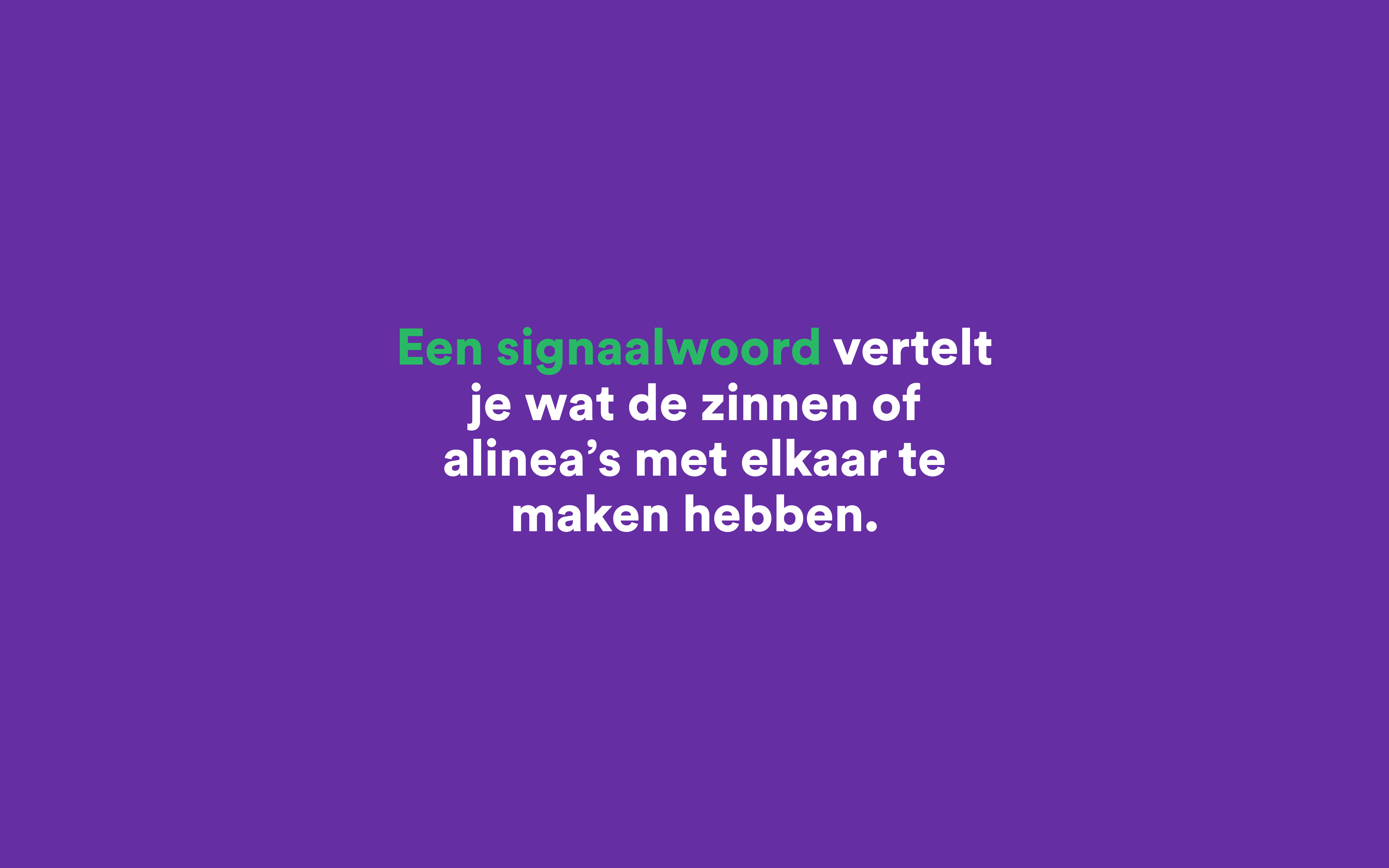 Signaalwoorden herkennen – Uitleg & voorbeelden | StudyGo